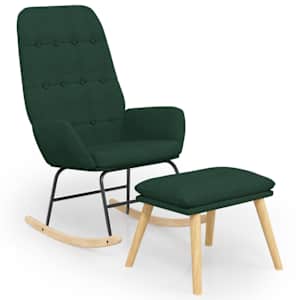 vidaXL kiiktool jalapingiga, roheline, kangas