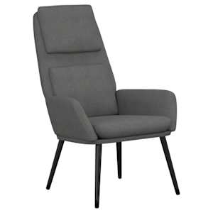 Relaxační křeslo se stoličkou světle šedé textil - obrázek 4
