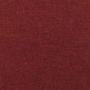 Relaxační křeslo se stoličkou vínové textil - obrázek 6