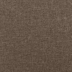 Relaxační křeslo s podnožkou taupe textil - obrázek 9