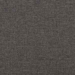 Relaxační křeslo s podnožkou tmavě šedé textil - obrázek 6