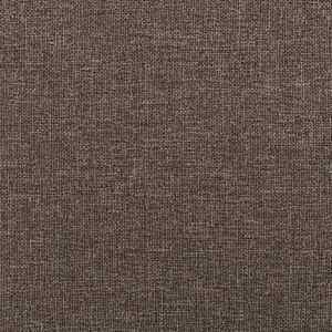 Relaxační křeslo s podnožkou taupe textil - obrázek 6