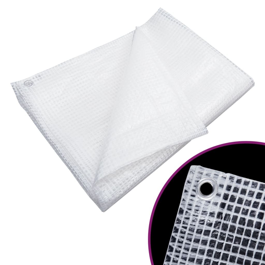 vidaXL Celta Leno 140 g/m&sup2; 2x3 m biela