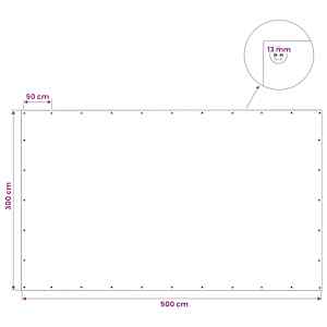 Plachta 140 g/m² 3 x 5 m bílá - obrázek 7