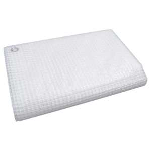 Plachta 140 g/m² 6 x 8 m bílá - obrázek 4