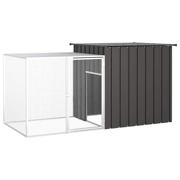 vidaXL kanapuur, antratsiithall, 200 x 91 x 100 cm, tsingitud teras