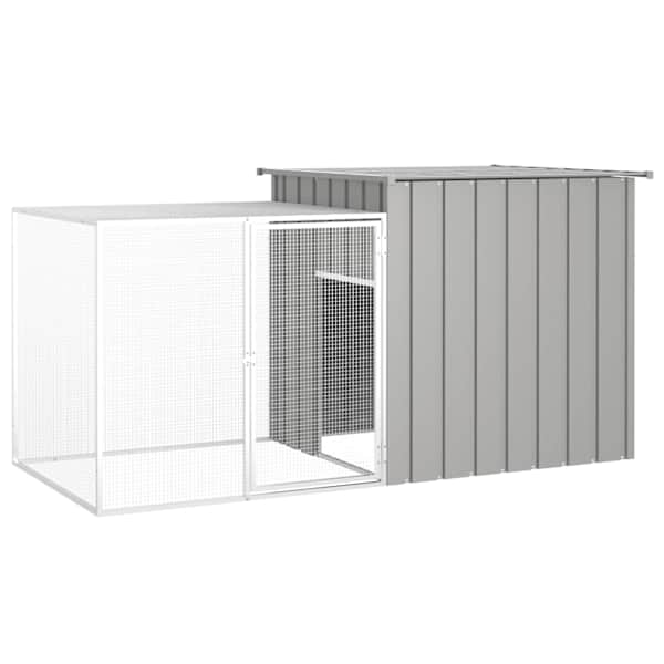 vidaXL kanapuur, hall, 200x91x100 cm, tsingitud teras
