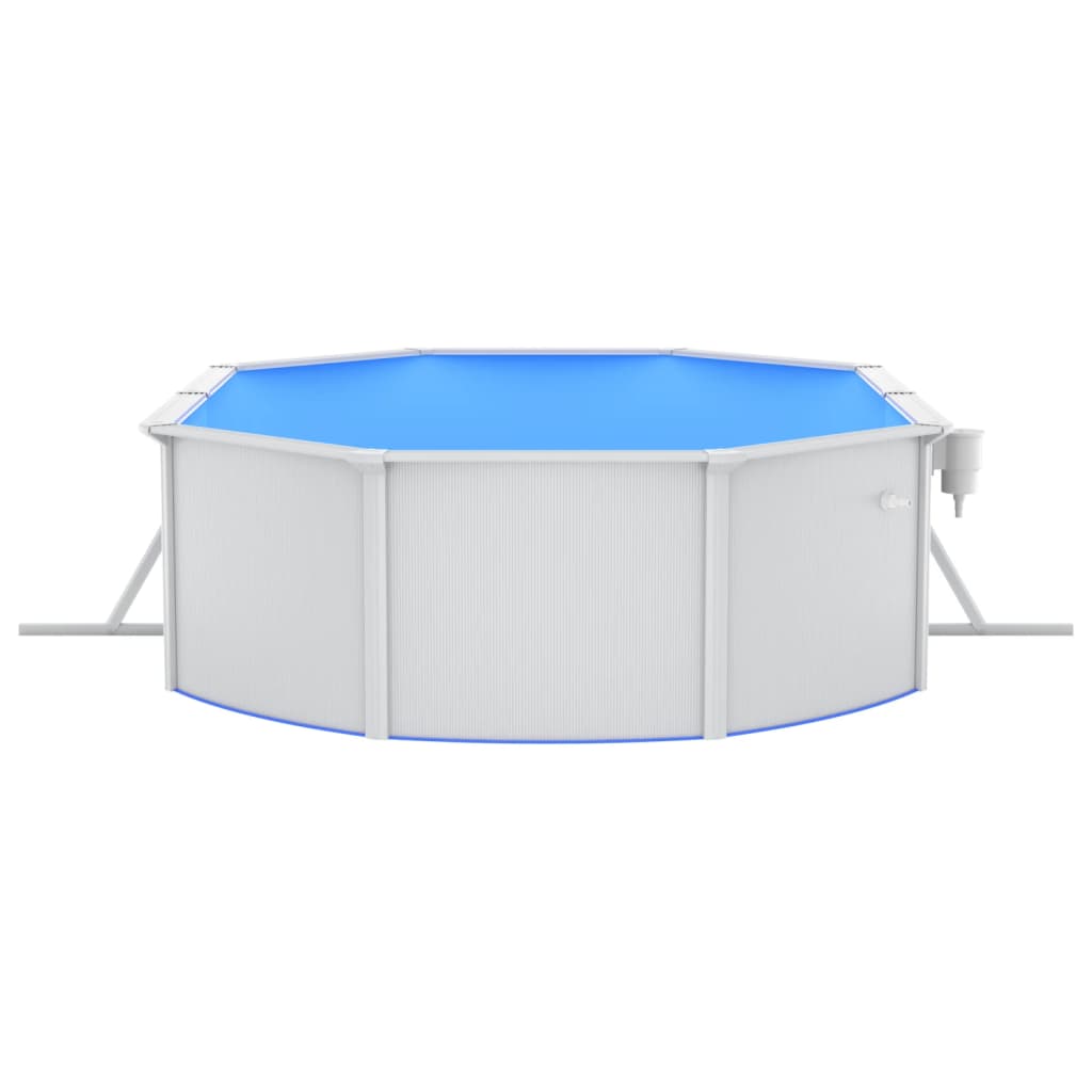 Bazén s bezpečnostním žebříkem 490 x 360 x 120 cm