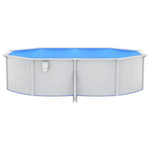 vidaXL Swimming Pool with Safety Ladder 490x360x120 cm