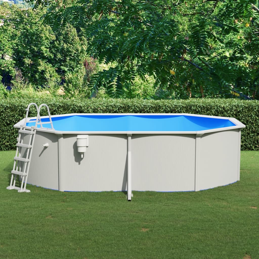 Pool mit Sicherheitsleiter 490x360x120 cm kaufen
