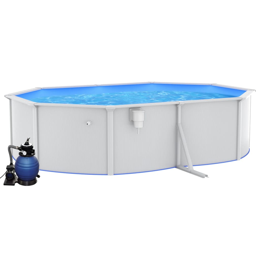 Pool mit Sandfilterpumpe 490x360x120 cm kaufen 2