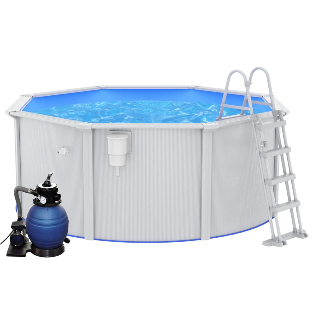 Pool mit Sandfilterpumpe und Leiter 300×120 cm kaufen 2
