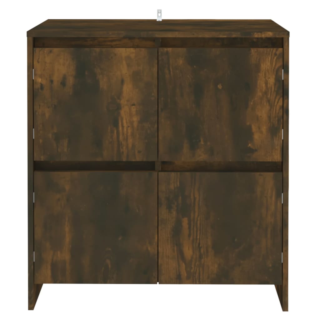 

vidaXL Dressoirs 2 st 70x41x75 cm spaanplaat gerookt eikenkleurig