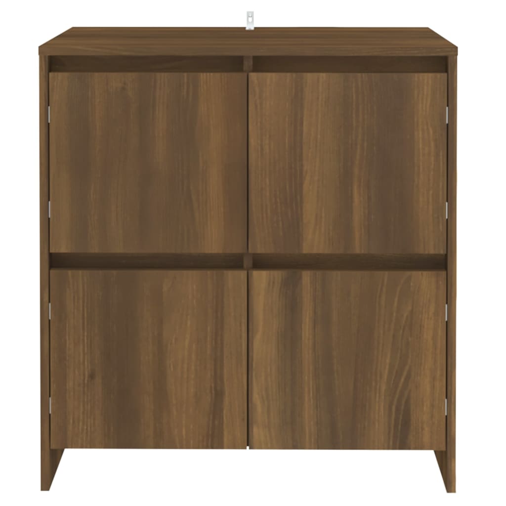 

vidaXL Dressoirs 2 st 70x41x75 cm spaanplaat bruineikenkleurig