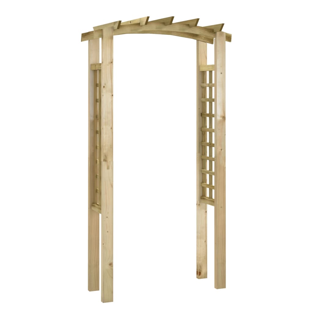 Решетъчна арка, 110x60x210 см, импрегниран бор масив