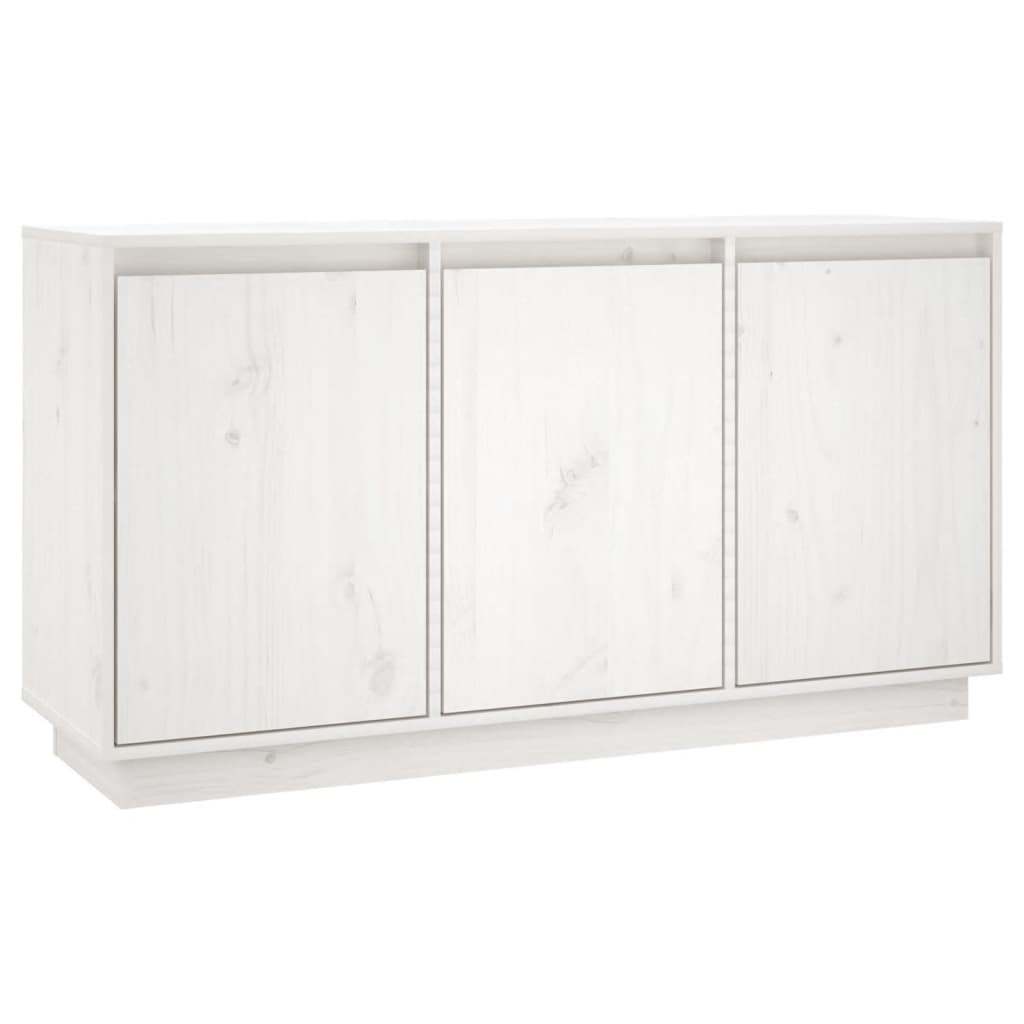 Thumbnail - vidaXL Sideboard Weiß 111x34x60 cm Massivholz Kiefer