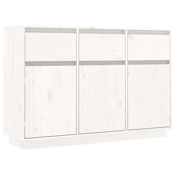 vidaXL puhvetkapp, valge, 111 x 36 x 75 cm, m&auml;nnipuit