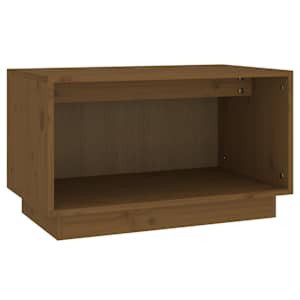 TV skříňka medově hnědá 60 x 35 x 35 cm masivní borové dřevo - obrázek 2