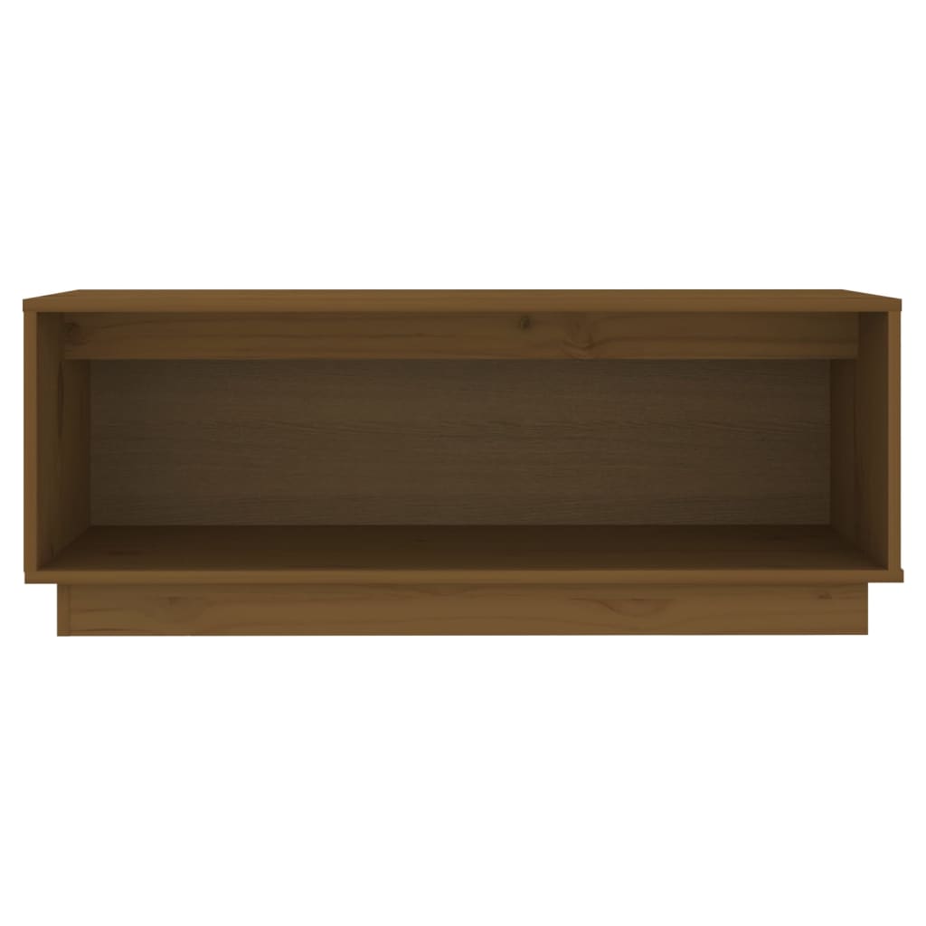 

vidaXL Tv-meubel 90x35x35 cm massief grenenhout honingbruin