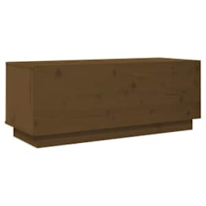 TV skříňka medově hnědá 90 x 35 x 35 cm masivní borové dřevo - obrázek 5