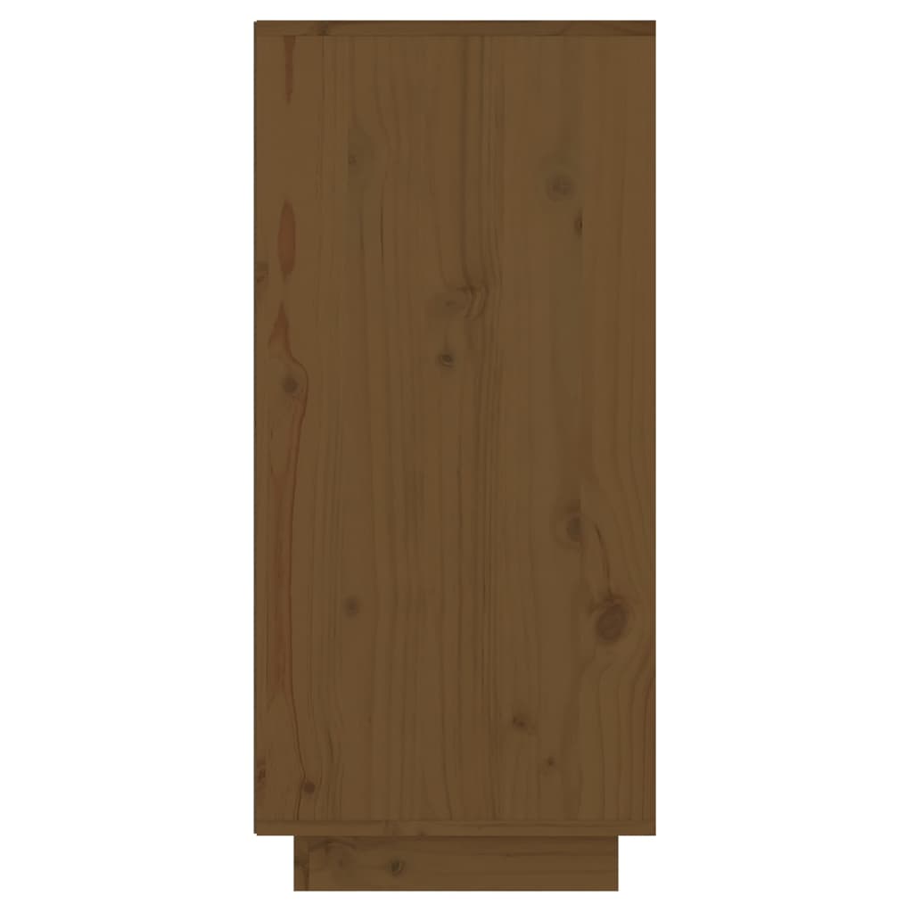 Konzolová skříňka medově hnědá 60x34x75 cm masivní borové dřevo