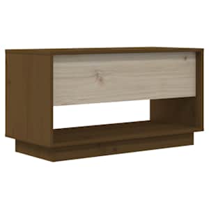 TV skříňka medově hnědá 74 x 34 x 40 cm masivní borové dřevo - obrázek 6