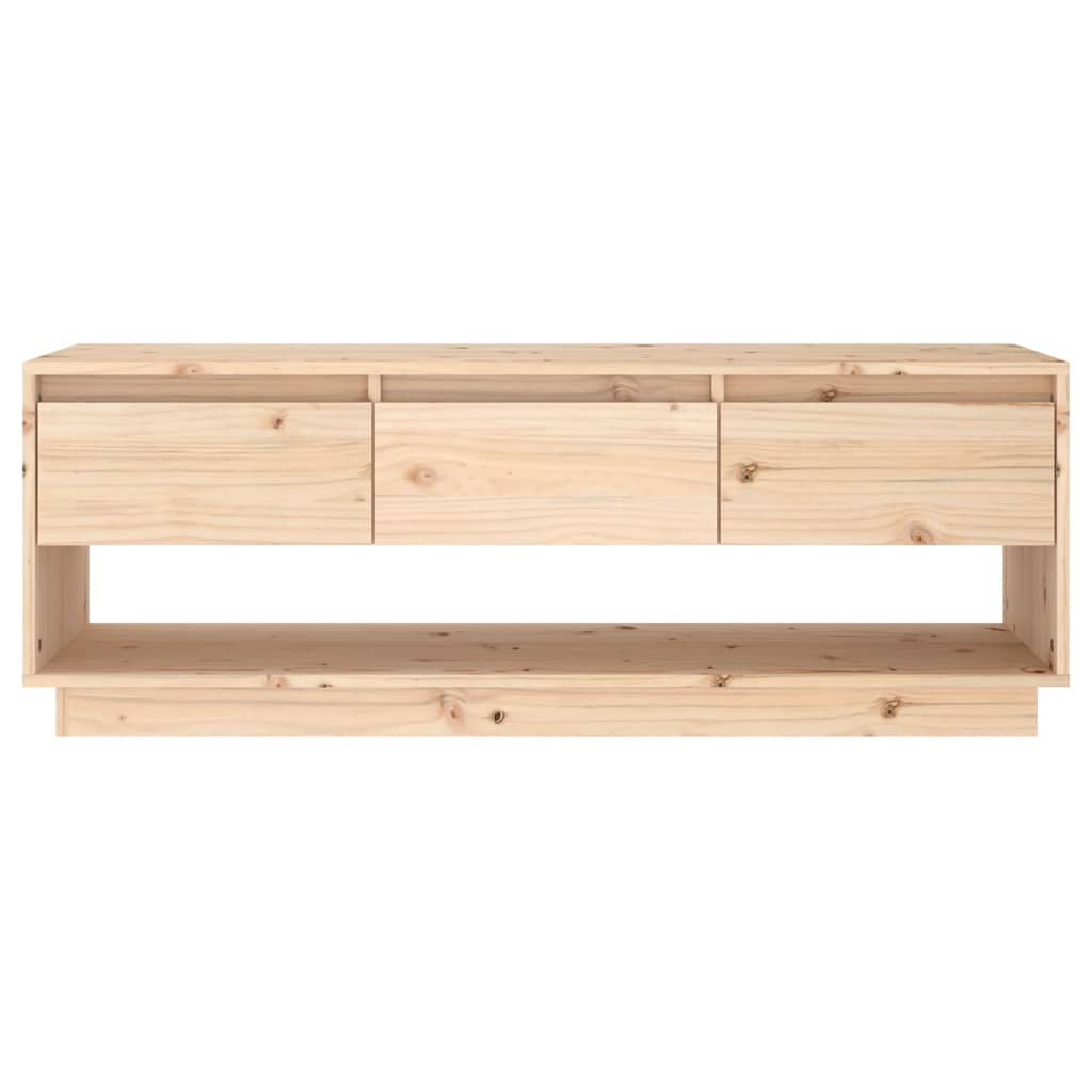 vidaXL Tv-meubel 110,5x34x40 cm massief grenenhout