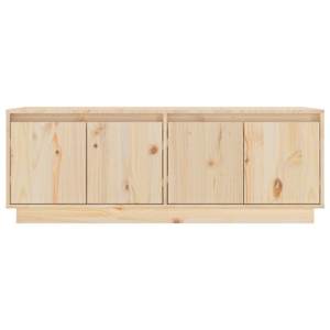 TV skříňka 110 x 34 x 40 cm masivní borové dřevo - obrázek 5