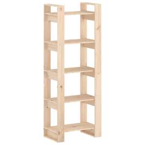 Knihovna / dělicí stěna 60 x 35 x 160 cm masivní dřevo - obrázek 2