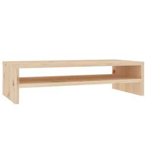 Stojan na monitor 50 x 24 x 13 cm masivní borové dřevo - obrázek 2