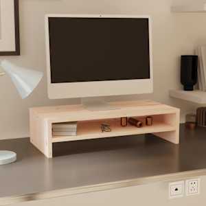 Stojan na monitor 50 x 24 x 13 cm masivní borové dřevo