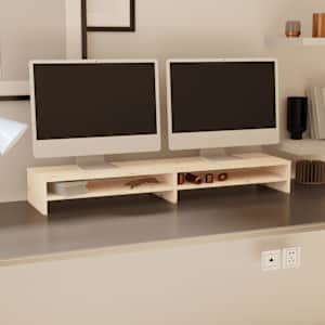 Stojan na monitor 100 x 24 x 13 cm masivní borové dřevo - obrázek 3