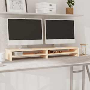 Stojan na monitor 100 x 24 x 13 cm masivní borové dřevo