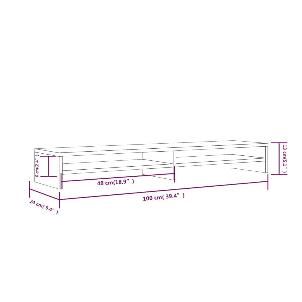 Monitor Stand, Monitor Stands, Monitorstandaard vidaXL - Afbeelding 58 van 59