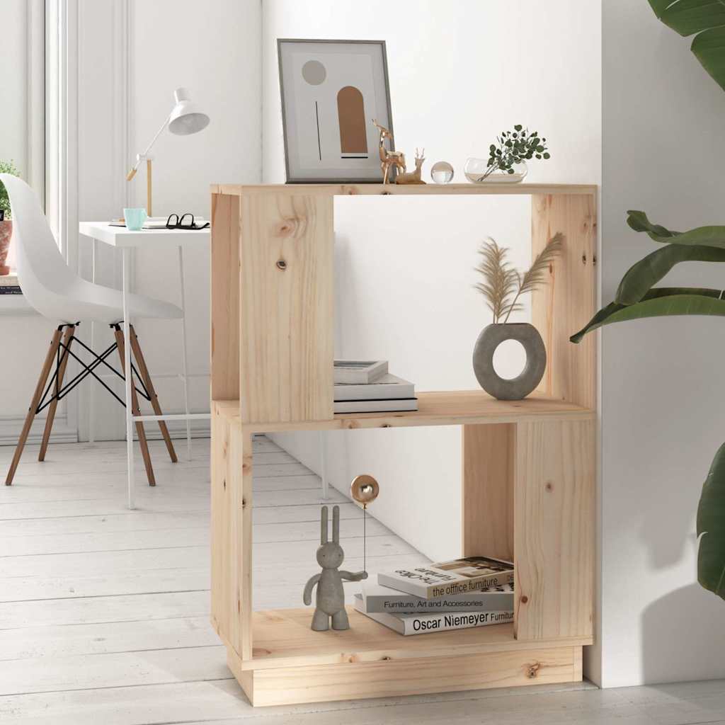 vidaXL Rega� na ksi��ki/przegroda, 51x25x70 cm, lite drewno sosnowe