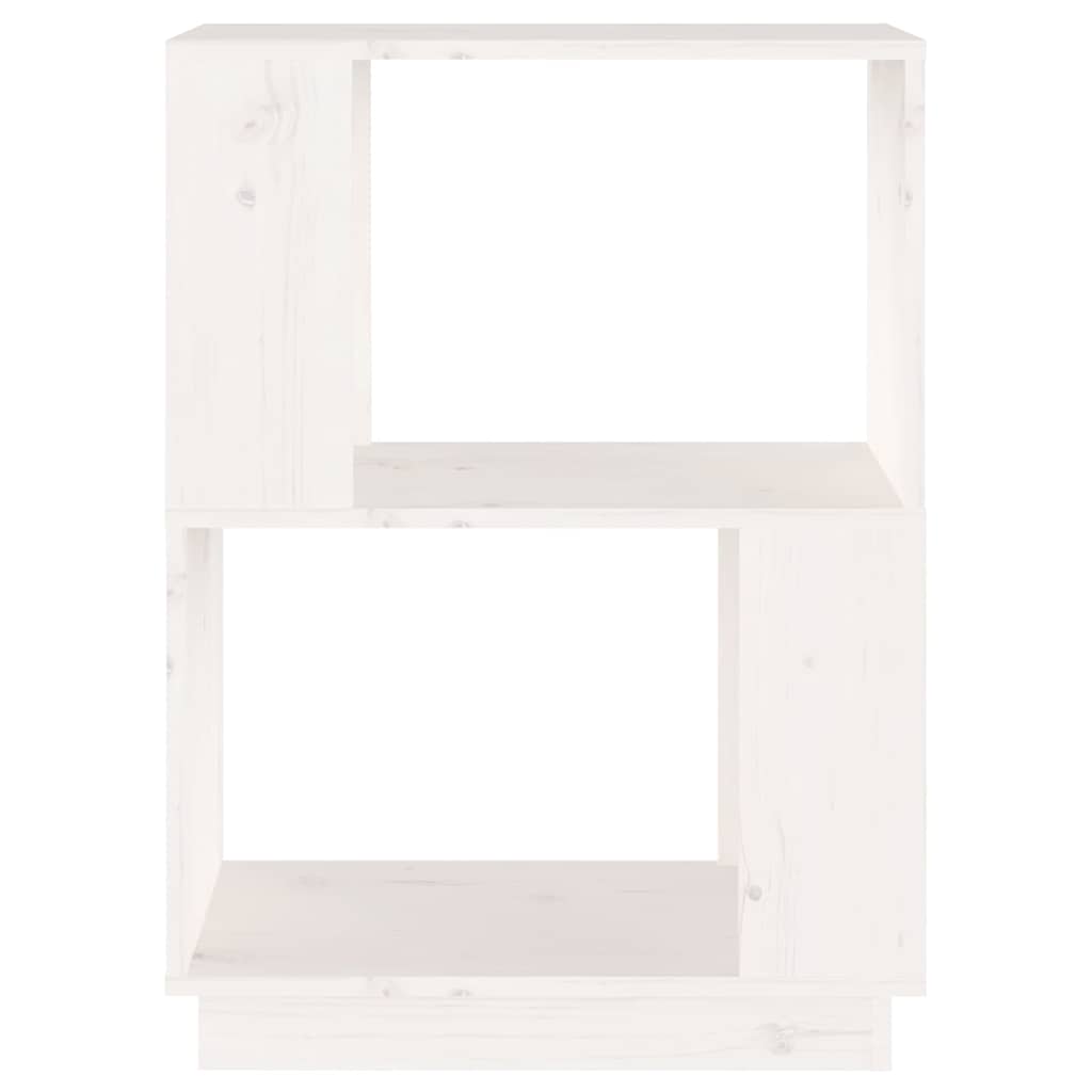 Bibliothèque Séparateur de Pièce 51x25x70 cm Bois de Pin Solide Etagère