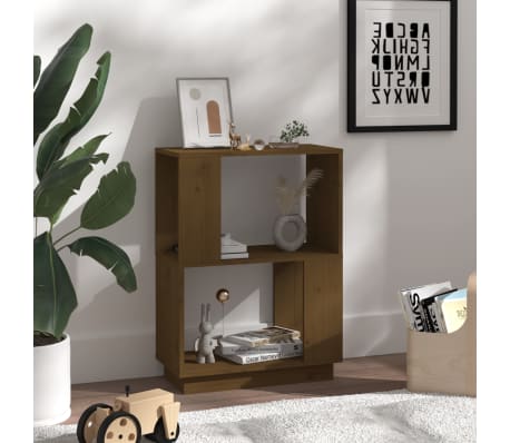 vidaXL Spintelė knygoms/kambario pertvara, ruda, 51x25x70cm, pu&scaron;is