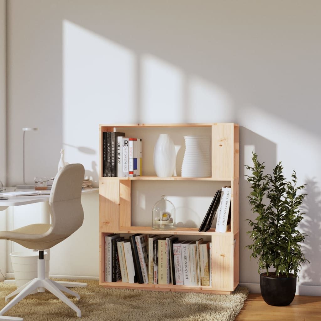 

vidaXL Boekenkast/kamerscherm 80x25x101 cm massief grenenhout