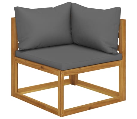 vidaXL 9 Piece Garden Lounge Set with Cushions Solid Wood Acacia (UK/IE/FI/NO only)