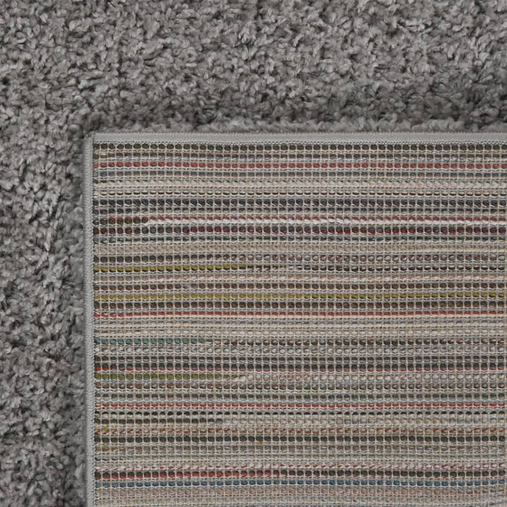 Ayyildiz Teppich - High Pile Shaggy Rug, Long Pile, 5 Plain Living Room, Polypropylene, Anthracite, 80 X 150 Cm