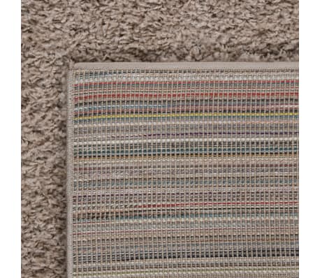 vidaXL bézs hosszú szálú bozontos szőnyeg 80 x 150 cm