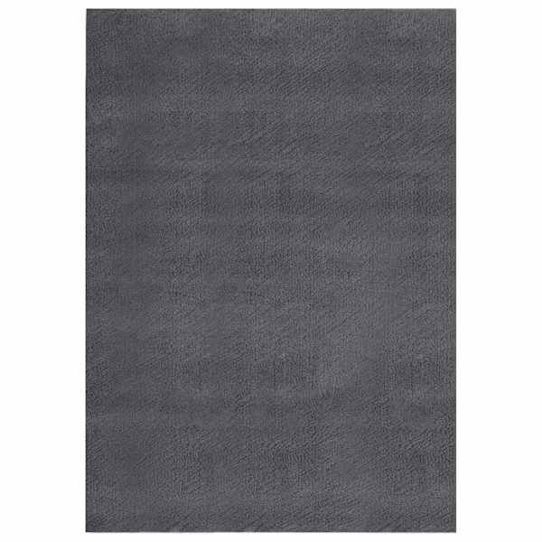 vidaXL pestav pehme vaip, 160x230 cm, libisemiskindel, antratsiit