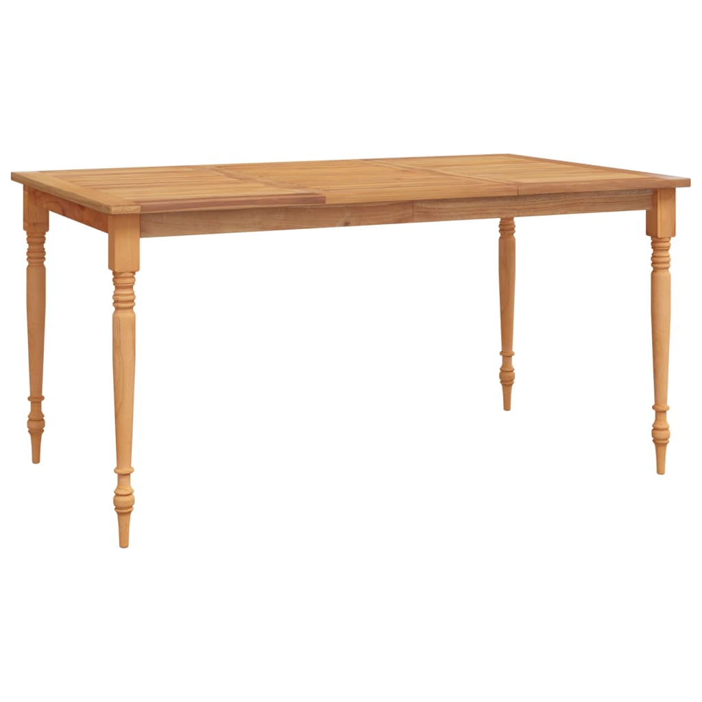vidaXL Stůl Batavia 150 x 90 x 75 cm masivní teakové dřevo