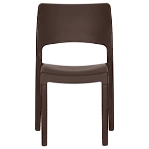 Zahradní židle 2 ks mocca polypropylen - obrázek 4