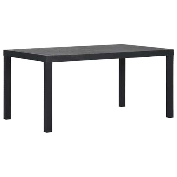 vidaXL aialaud, 150 x 90 x 72 cm, PP, antratsiithall