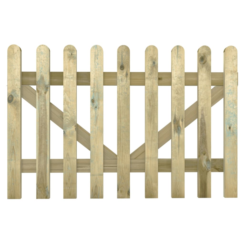 

vidaXL Hekken 2 st 100x300 cm geïmpregneerd massief grenenhout