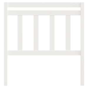 vidaXL feh&eacute;r t&ouml;m&ouml;r fenyőfa &aacute;gyfejt&aacute;mla 81 x 4 x 100 cm