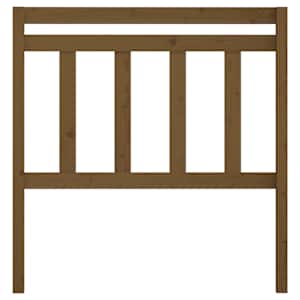 vidaXL Tăblie de pat, maro miere, 81x4x100 cm, lemn masiv de pin