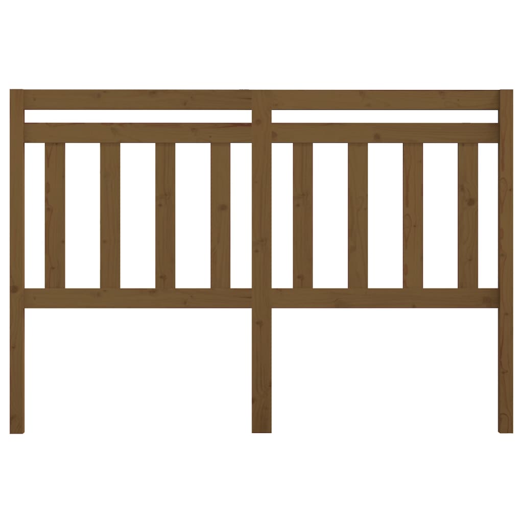

vidaXL Hoofdbord 140x4x100 cm massief grenenhout honingbruin