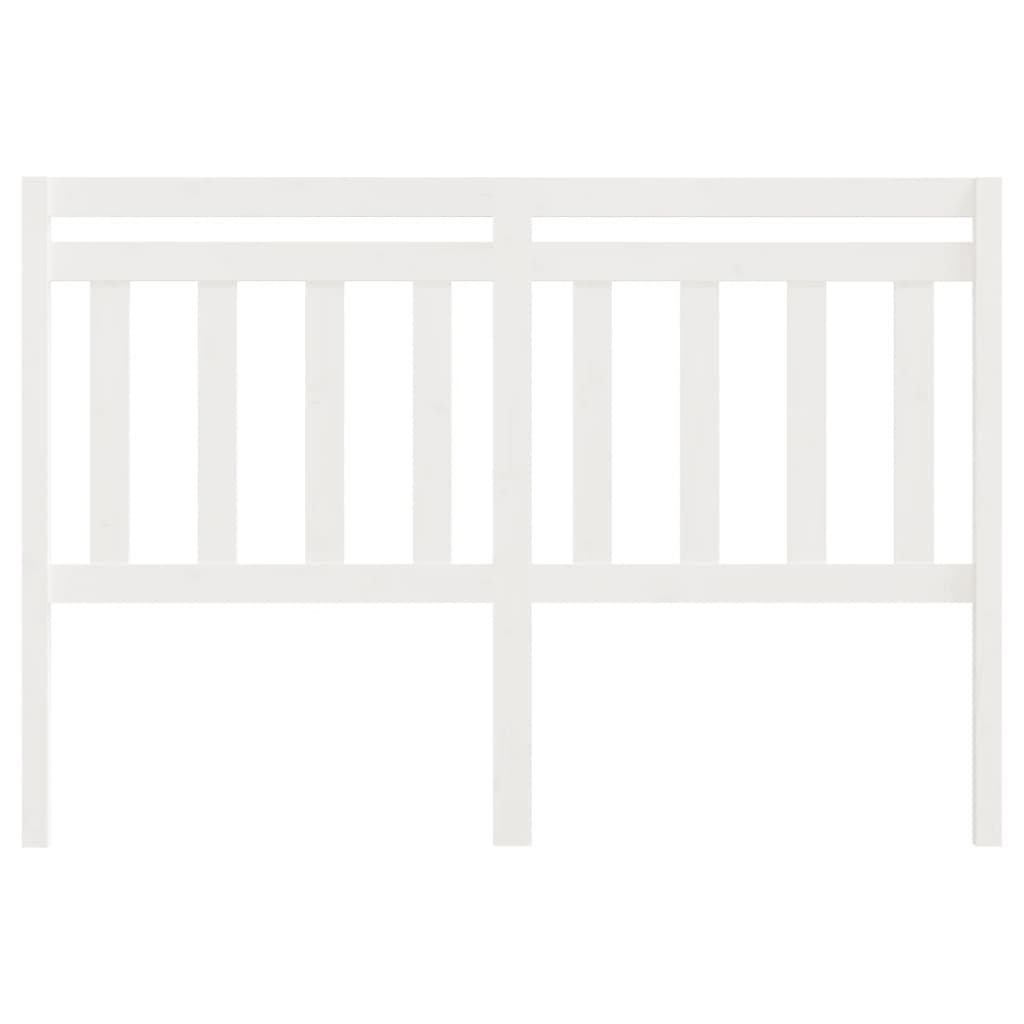 

vidaXL Hoofdbord 156x4x100 cm massief grenenhout wit